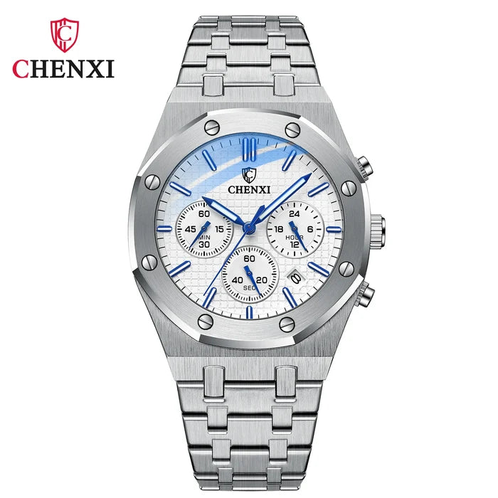 CHENXI 948 Men's Stainless Steel Chronograph Watch