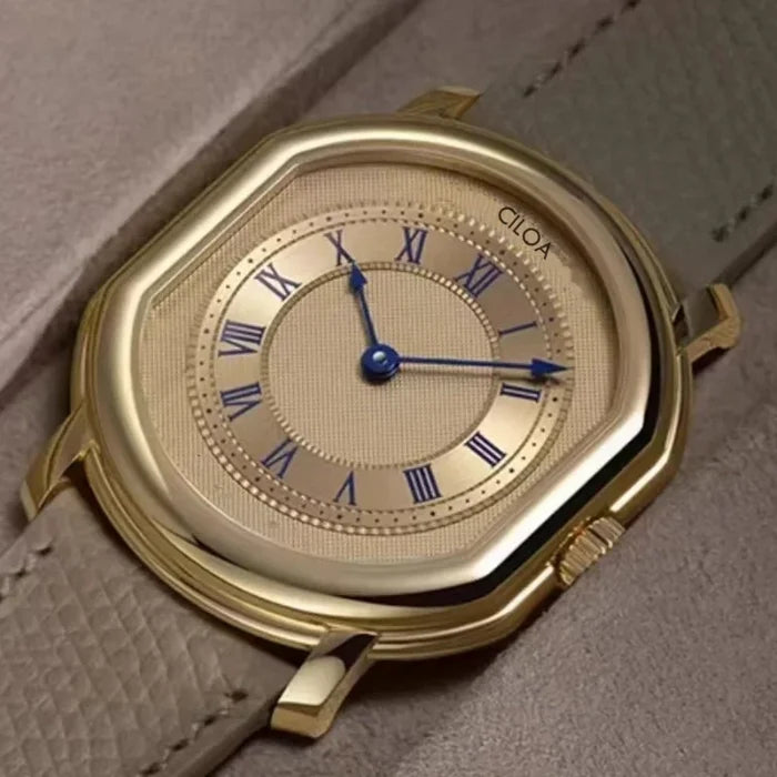CILOA Gold Custom Men's Retro Watch - Waterproof Quartz