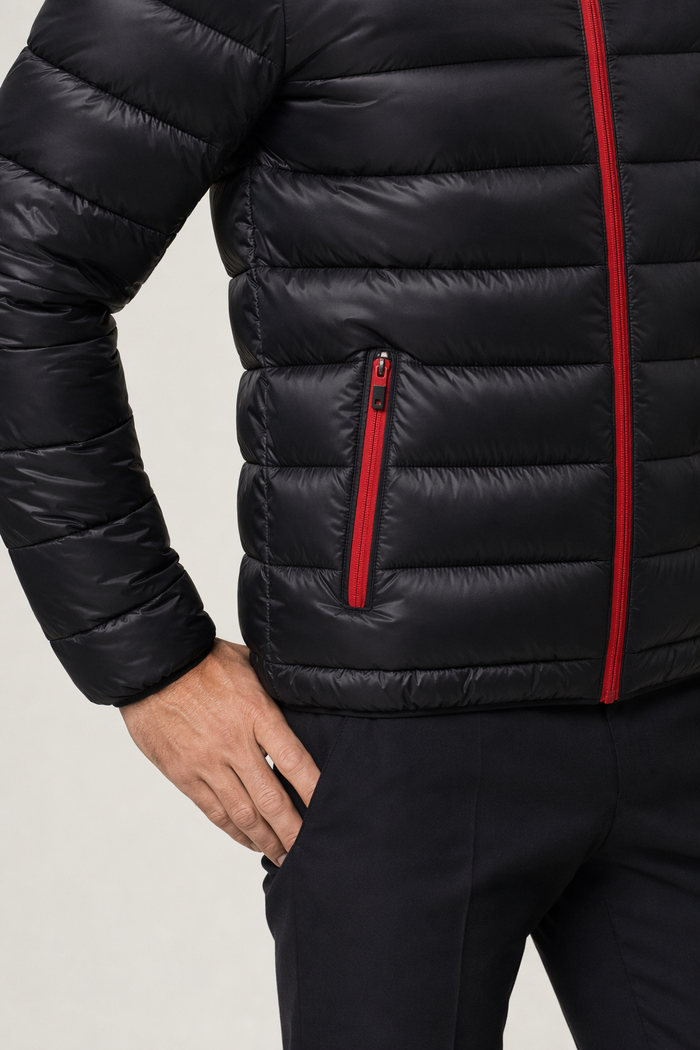 Classic Men's Padded Flight Jacket Black