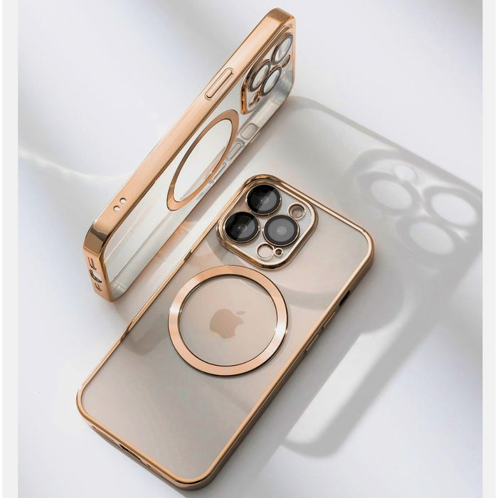 Clear Wireless Charging-Compatible iPhone Case: transparent light blue, blue smartphone case, minimal style