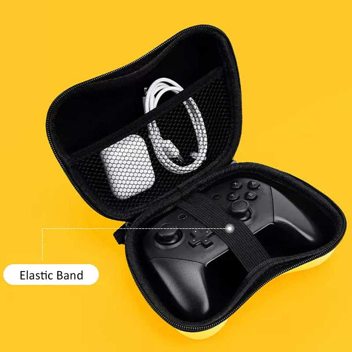 Controller Case for Gaming Accessories: black, dark gray The Legend of Zelda-style eye emblem/theme, gaming-themed, minimal s