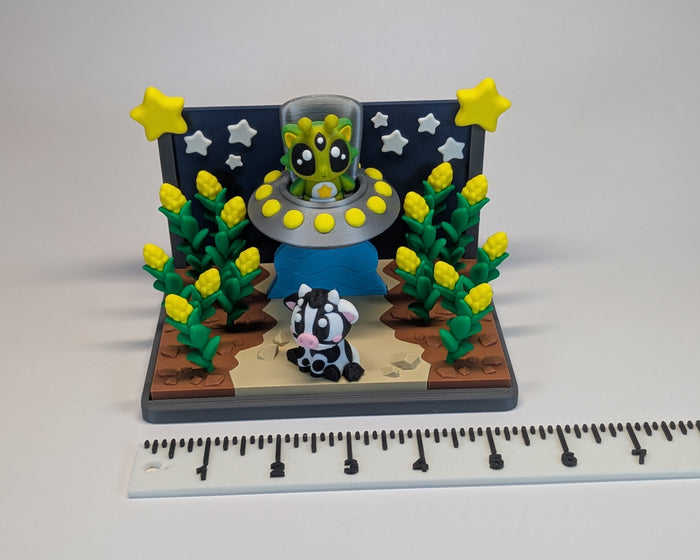 Cosmic Cow Abduction Tiny Habitat Width View