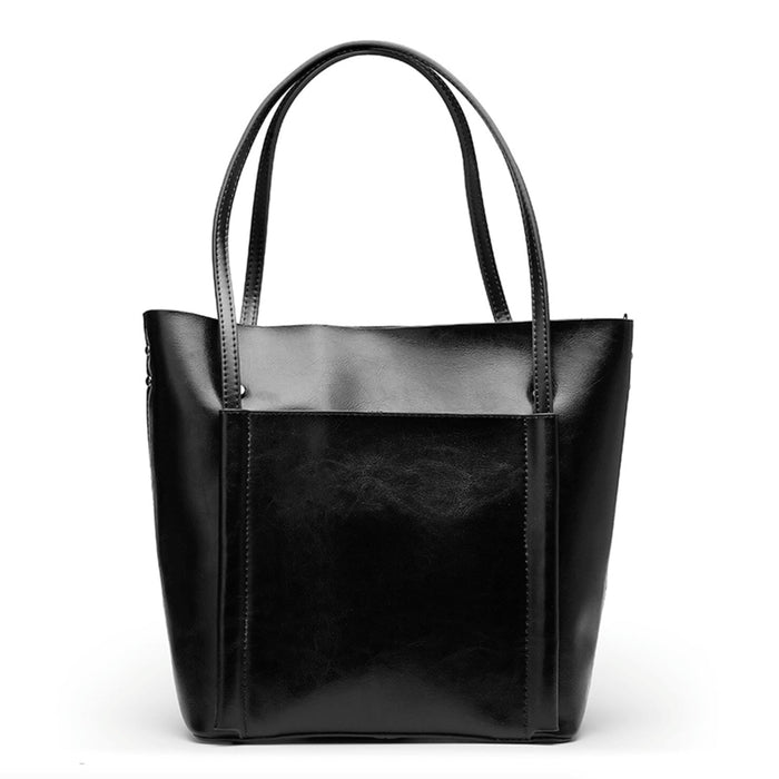 Crossbody Tote Bag for Women: brown, dark brown handbag/tote bag, minimal style