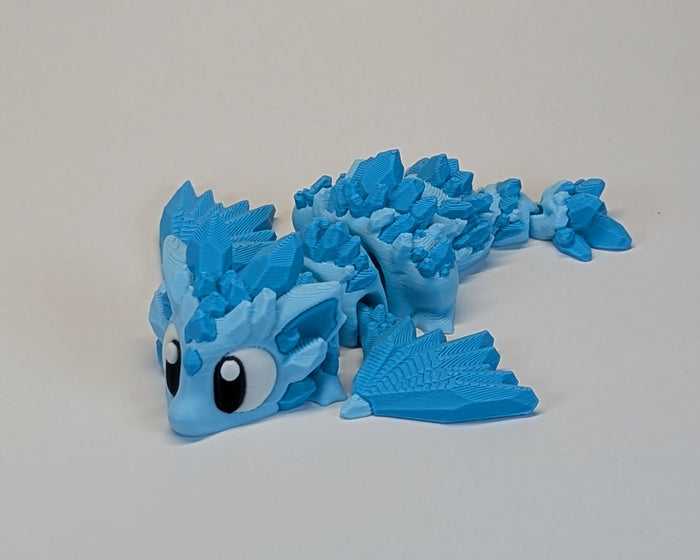 Crystal Dragon Cute Critter Facing Left