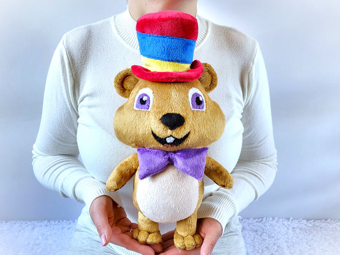 Custom Hatty the hamster Ruff-Ruff plush