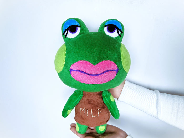 Custom Jambette the frog plush