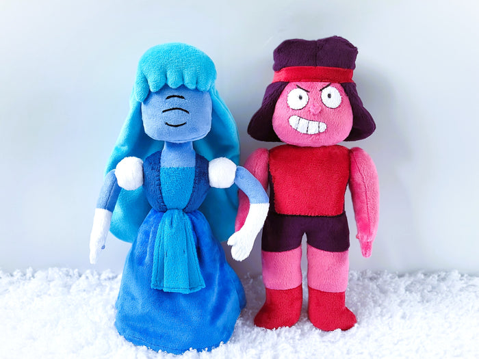 Custom Sapphire und Ruby Steven Universe plush