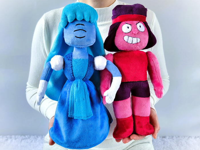 Custom Sapphire und Ruby Steven Universe plush