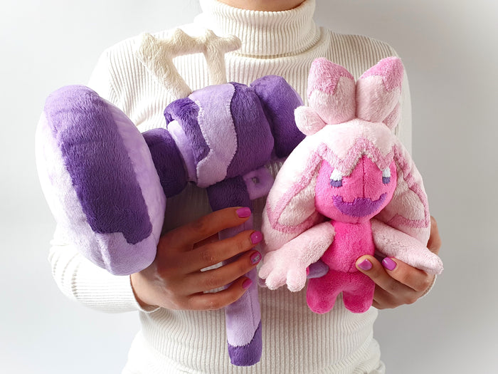Custom Tinkaton with hammer plush
