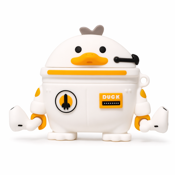 Cute Duck AirPods Case with Protection Default
