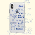 Cute Phone Case with Unique Design: black, yellow Pokémon characters/theme, cartoon graphic style