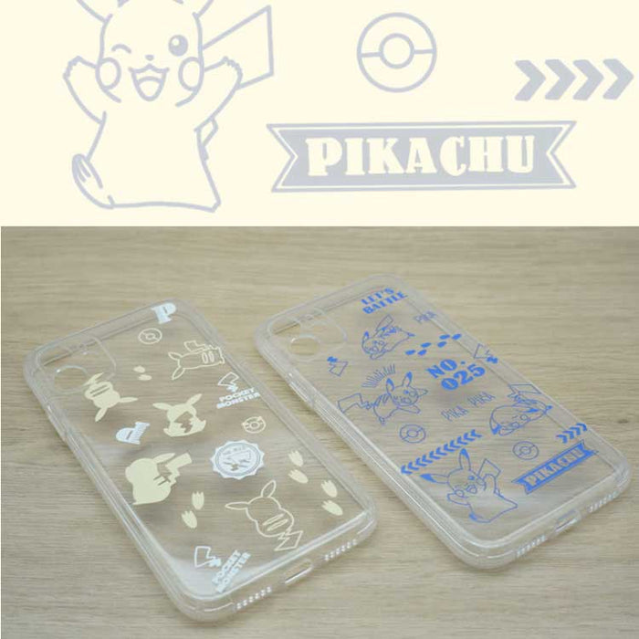 Cute Phone Case with Unique Design: black, yellow Pokémon characters/theme, cartoon graphic style