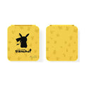 Cute Switch Game Case with 12 Slots: yellow, black Pikachu (Pokémon), cartoon style