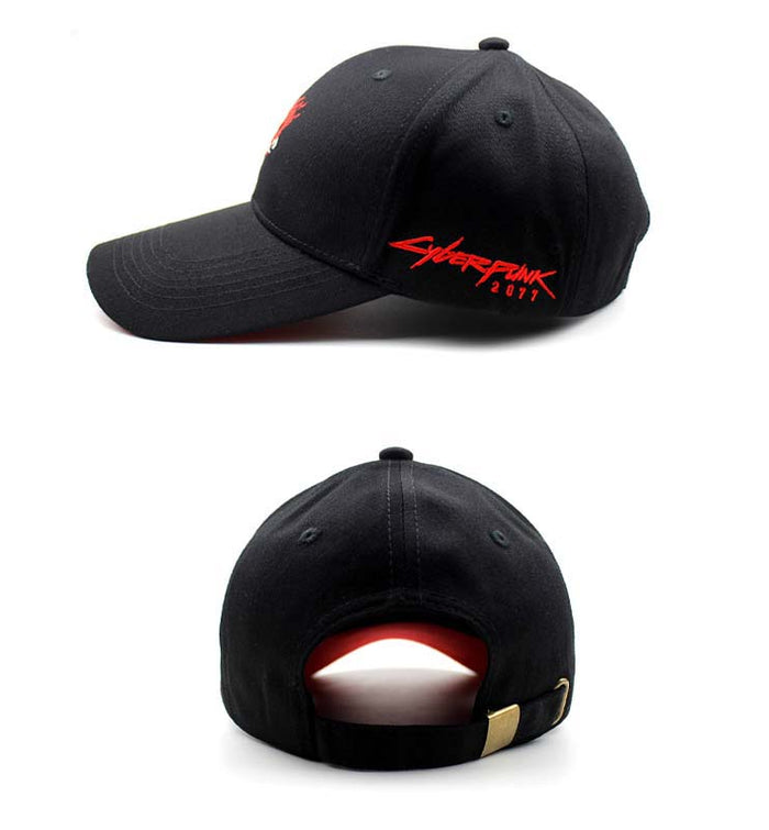 Cyberpunk Baseball Cap: Sun Protection, Adjustable Fit: black, red red dragon graphic, graphic streetwear style