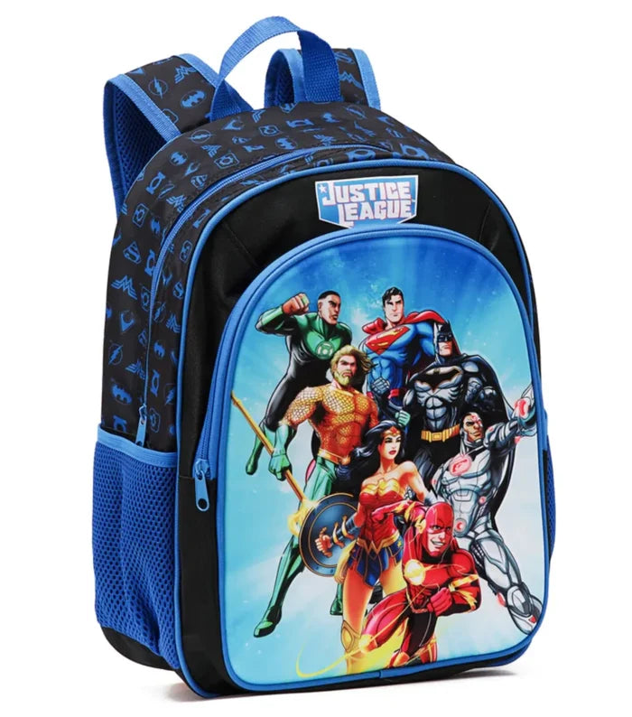 DC Justice League 15" 3D Backpack - Black