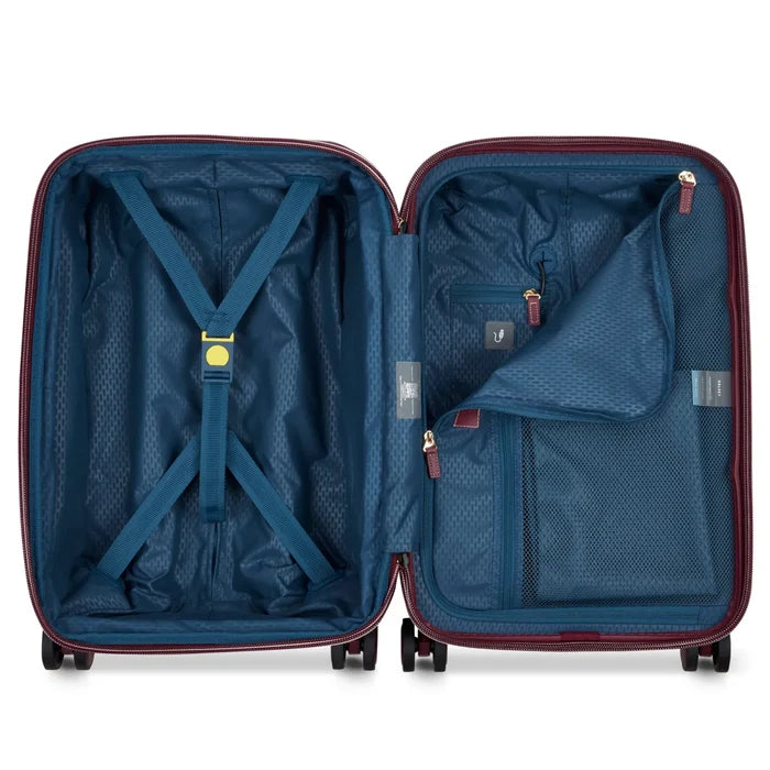 Delsey Chatelet Air 2.0 - 55 cm 4-Wheel Expandable Cabin Suitcase - Burgundy (Limited Edition)