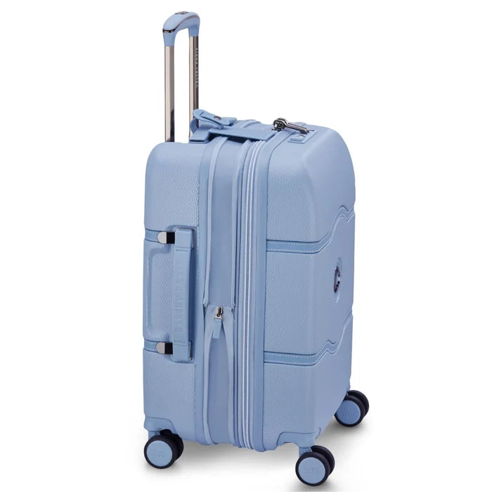 Delsey Chatelet Air 2.0 - 55 cm 4-Wheel Expandable Cabin Suitcase - Light Blue (Limited Edition)