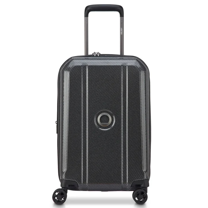 Delsey Helium Ultimate 55 cm 4-Wheel Expandable Carry-on Suitcase - Anthracite
