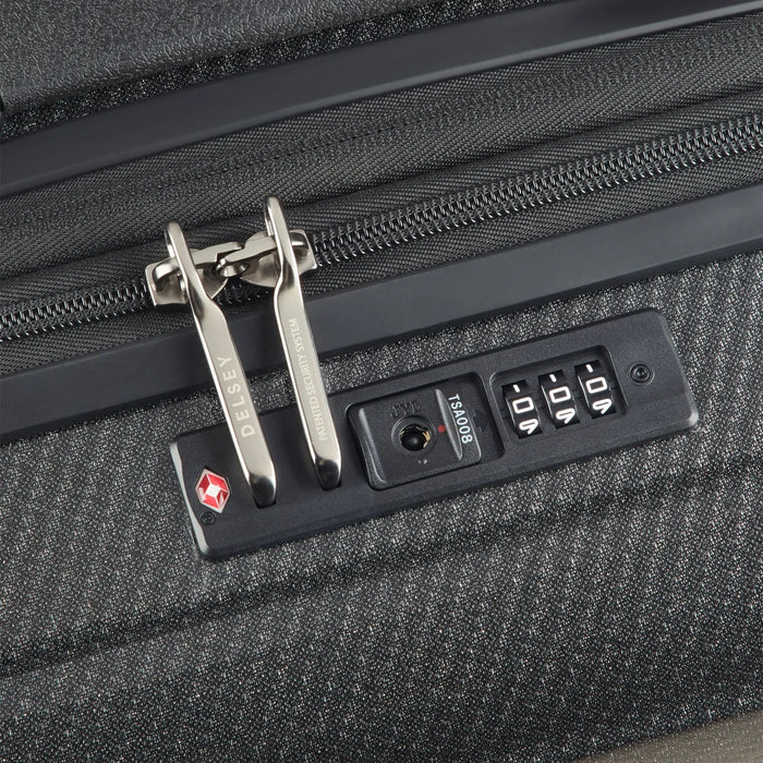Delsey Helium Ultimate 55 cm 4-Wheel Expandable Carry-on Suitcase - Anthracite