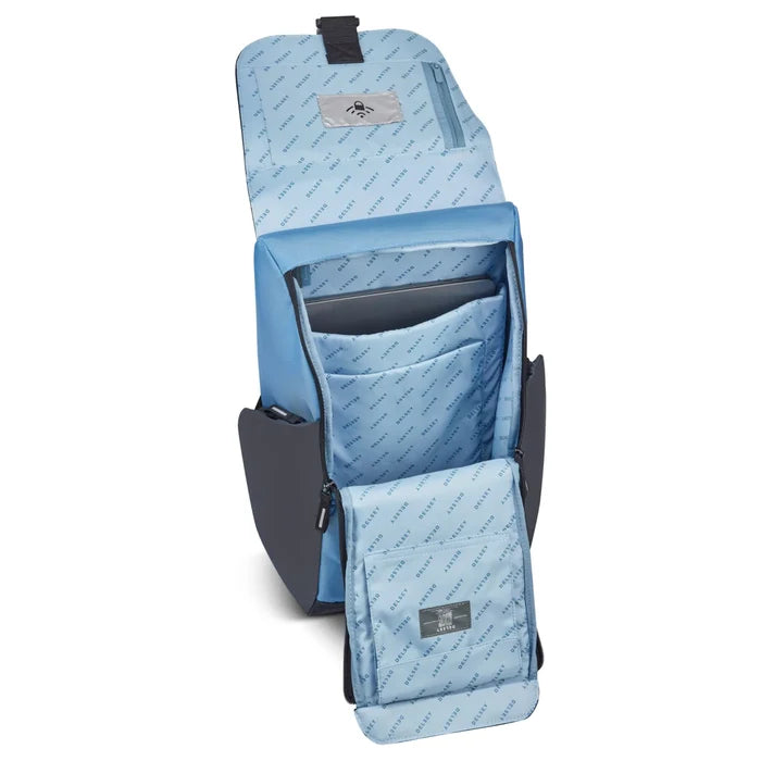 Delsey Securflap 15.6’’ Laptop Backpack with RFID - Blueberry