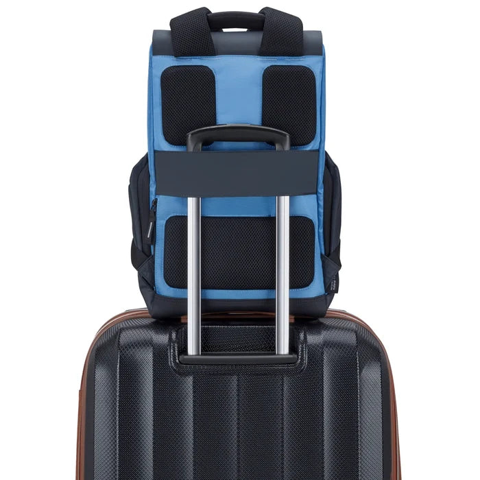 Delsey Securflap 15.6’’ Laptop Backpack with RFID - Blueberry