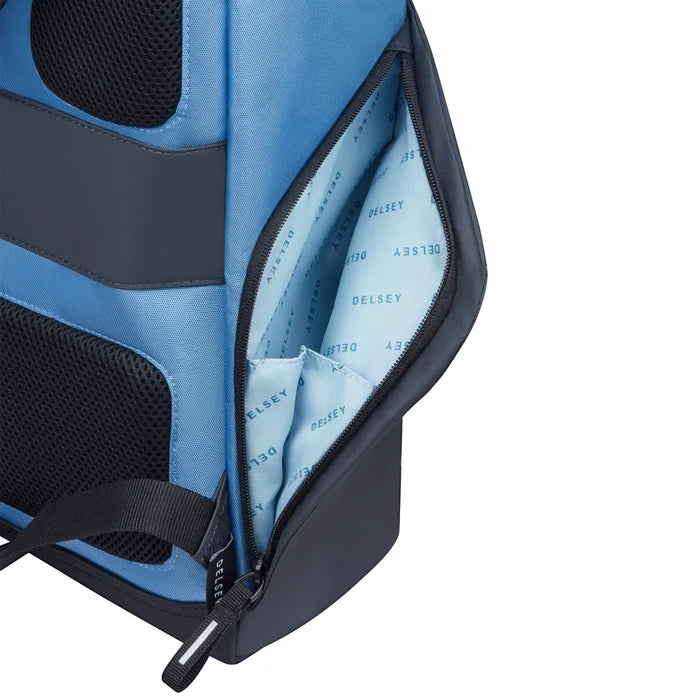 Delsey Securflap 15.6’’ Laptop Backpack with RFID - Blueberry