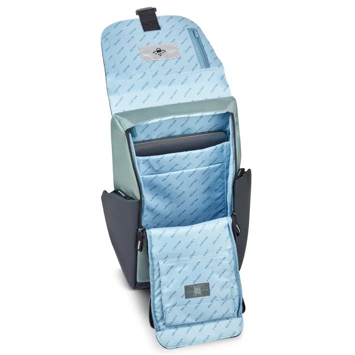 Delsey Securflap 15.6’’ Laptop Backpack with RFID - Sage Green