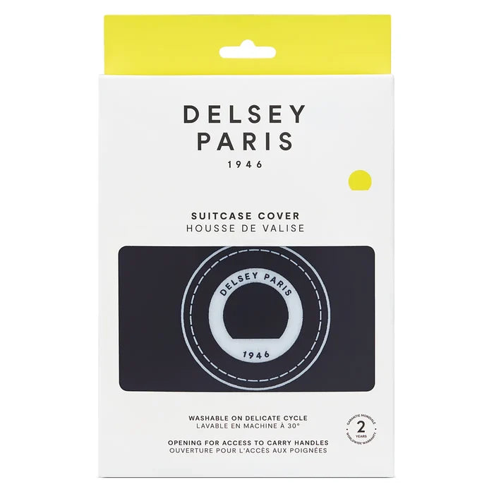 Delsey Luggage Cover - Medium (Fits 66 cm - 73 cm Suitcase) - Black