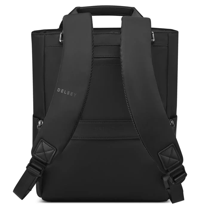 Delsey Victoire 15.6’’ Laptop Tote Backpack - Black