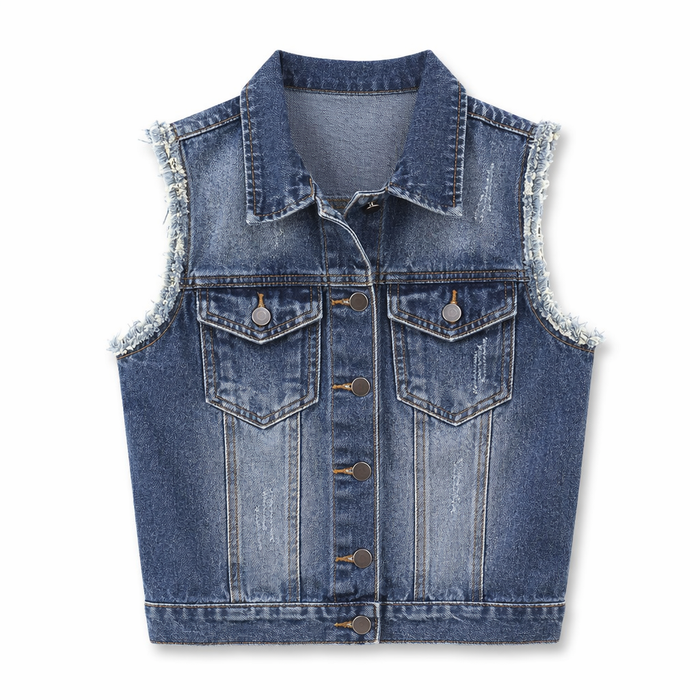 Denim Waistcoat for Women Default