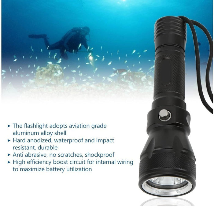 Diving Light, Waterproof Diving Light for Swimming Underwater Torch Light -281