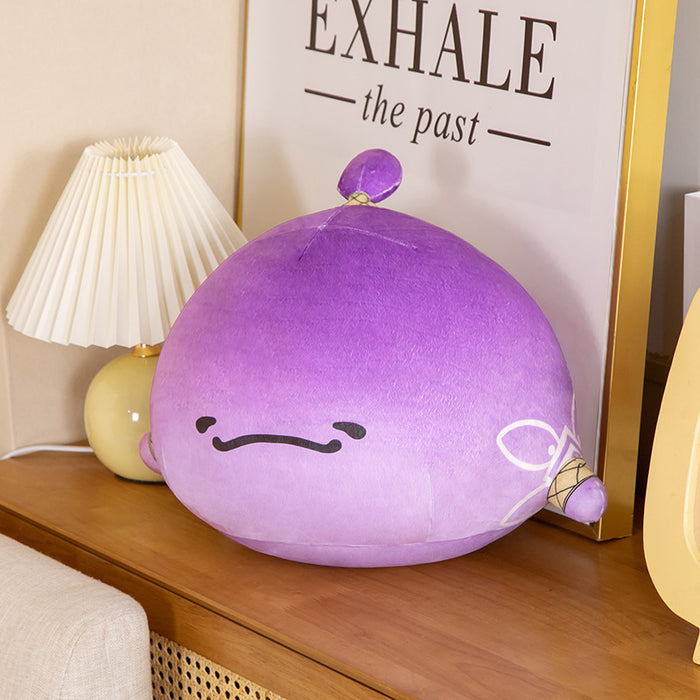 Dori Jinni Plush Toy: Adorable Collectible: purple, lavender purple character with ice cream cone-like side details, kawaii c