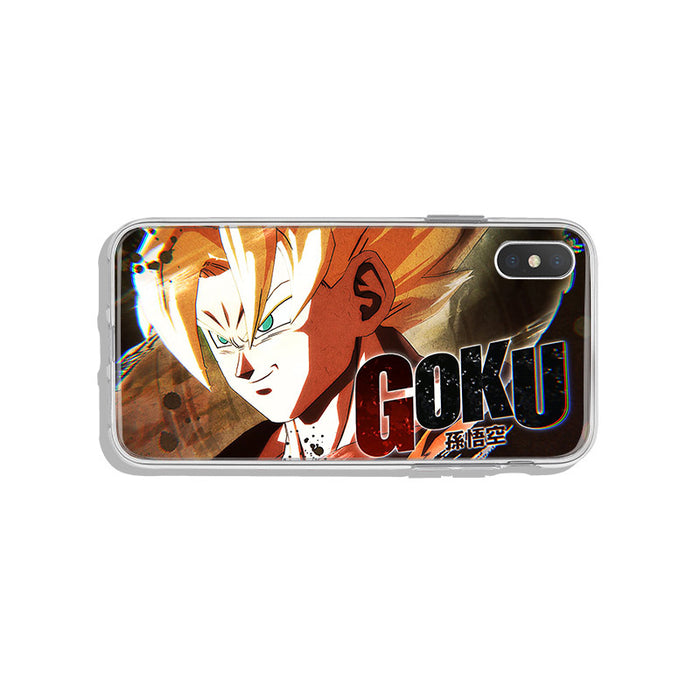 Dragon Ball Phone Cases with Protection: orange, yellow Goku (Dragon Ball character), anime cartoon style