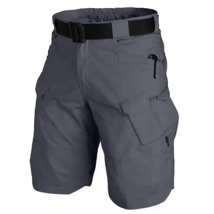 Efficient Outdoor Shorts for Men with Fast Drying Capability: black, brown cargo shorts, utility/tactical style