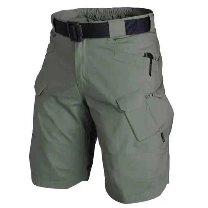 Efficient Outdoor Shorts for Men with Fast Drying Capability: black, brown cargo shorts, utility/tactical style