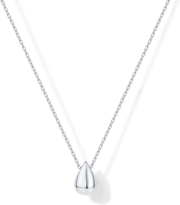 Elegant Water Drop Stainless Steel Necklace
