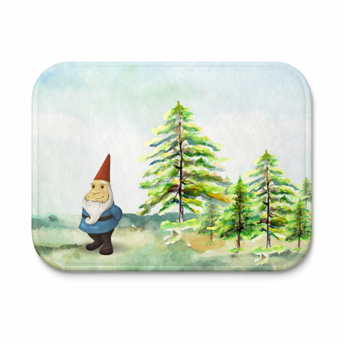 Enchanted Forest Gnome Bath Mat for Home Décor Default