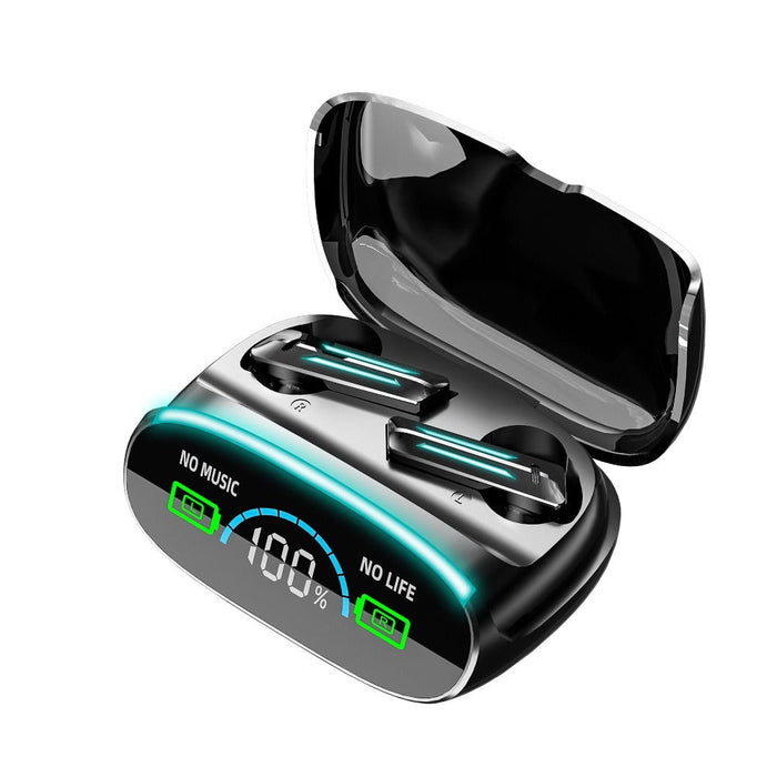 Enhance Your Audio Experience with Dragon Motion 39 PRO Wireless Earbuds: black, dark gray wireless earbuds charging case wit