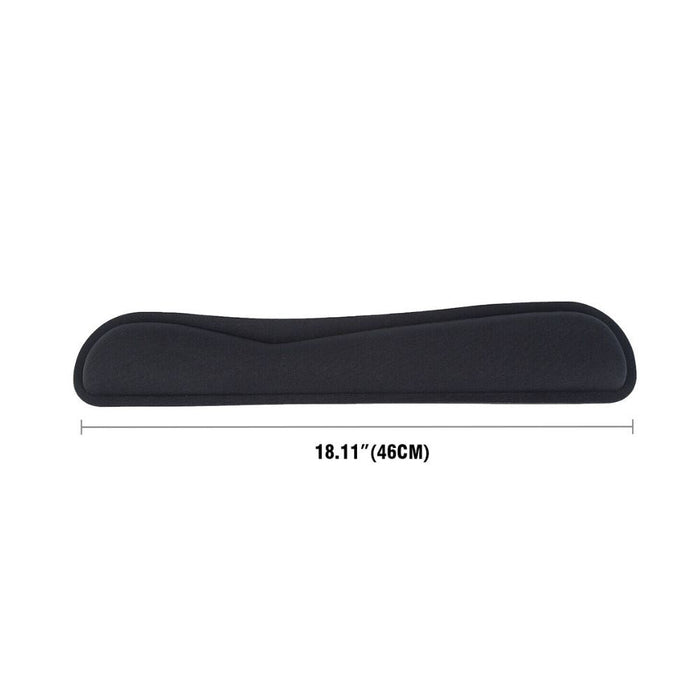 Enhanced Typing Experience with Dragon Ninja Wrist Rest: black, gray ergonomic keyboard and mouse wrist rest set, information