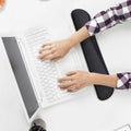 Enhanced Typing Experience with Dragon Ninja Wrist Rest: black, gray ergonomic keyboard and mouse wrist rest set, information