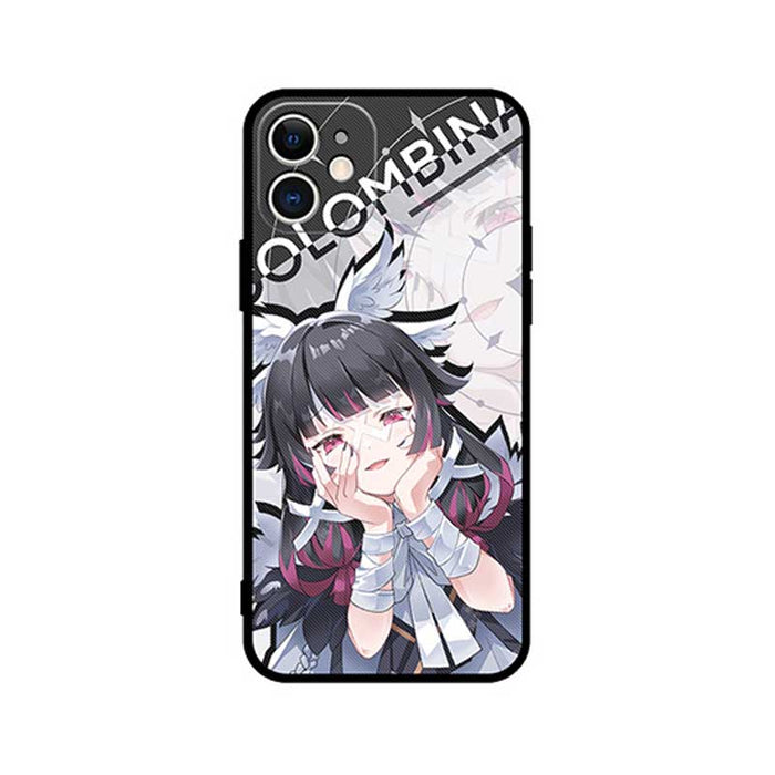 Fatui Genshin Impact Phone Cases: clear, white anime-style white-haired character, anime, graphic style