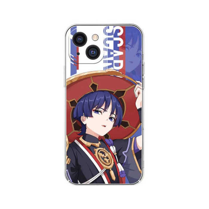 Fatui Genshin Impact Phone Cases: clear, white anime-style white-haired character, anime, graphic style