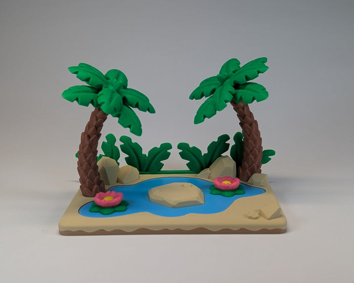Flamingo Lagoon Tiny Habitat Front View