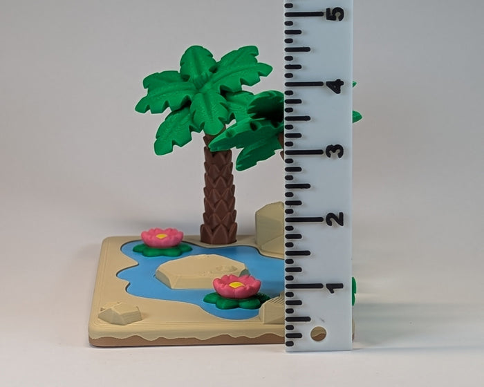 Flamingo Lagoon Tiny Habitat Height Mesaurement