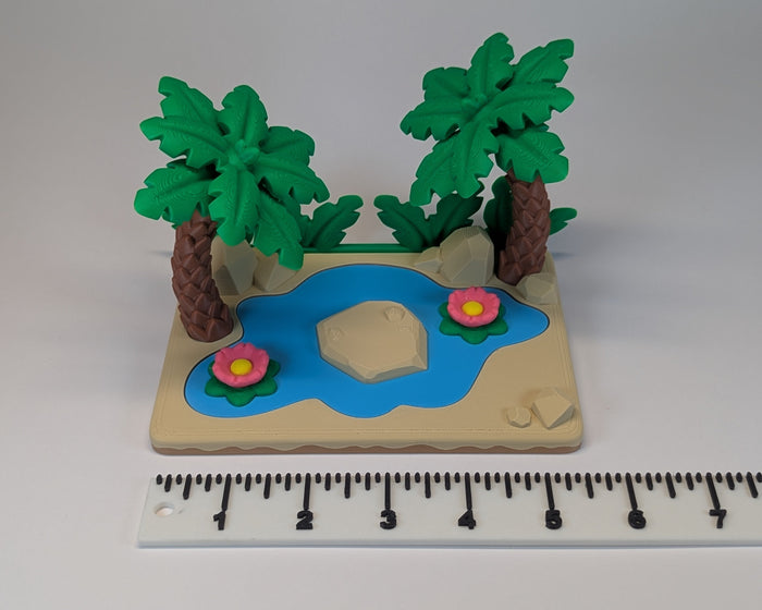 Flamingo Lagoon Tiny Habitat Width Measurement