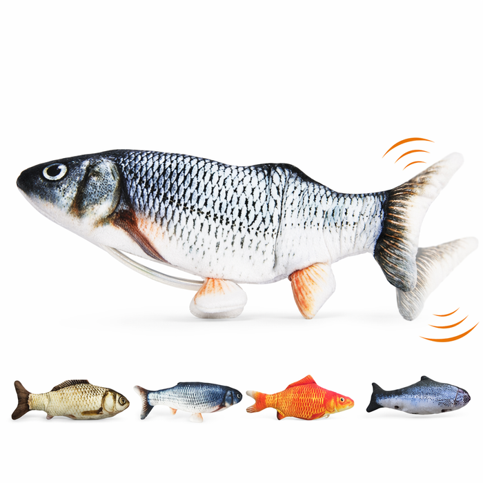Flipping Electric Fish Toy for Feline Entertainment Default