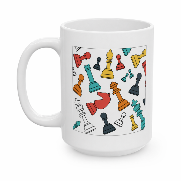 Floating Chess Ceramic Mug 11oz Default