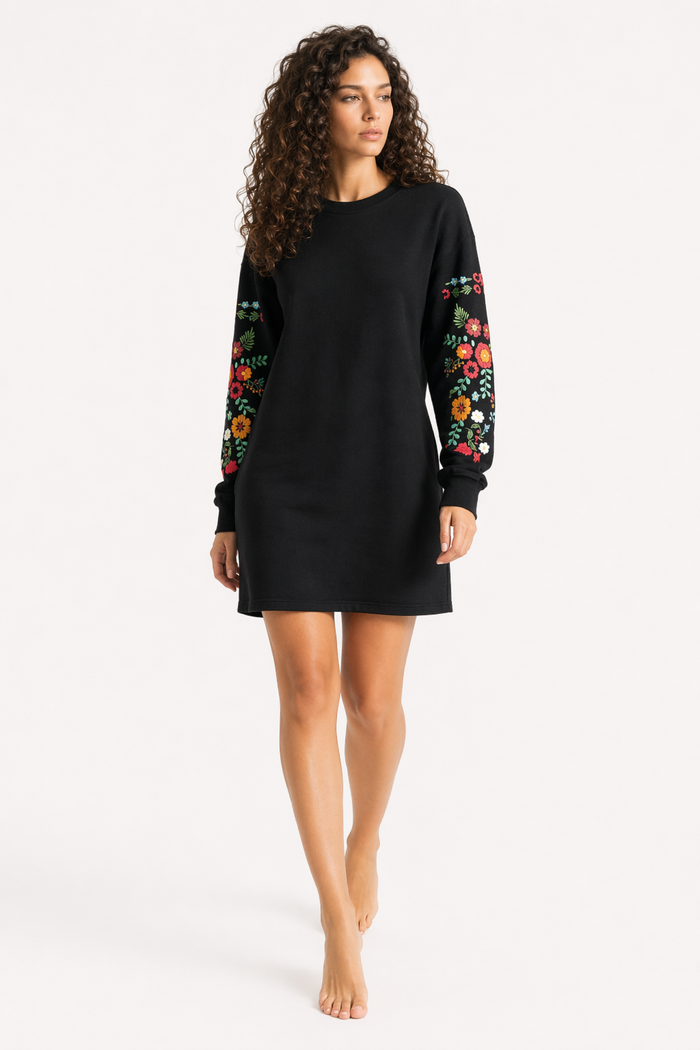 Floral Sleeve Women's Dress Default