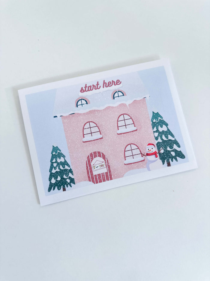 Frosty Fun Baking Kit 'Start Here' card