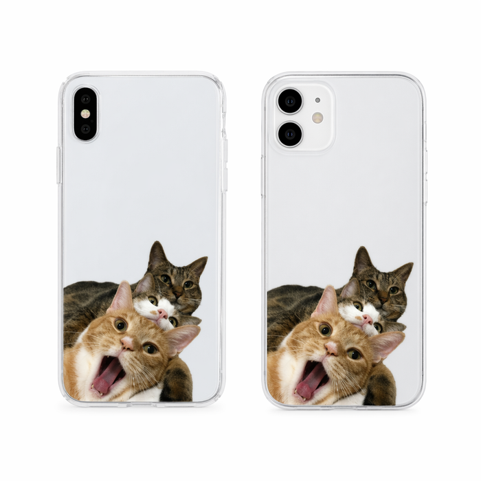 Funny Cat TPU Phone Case Default Title